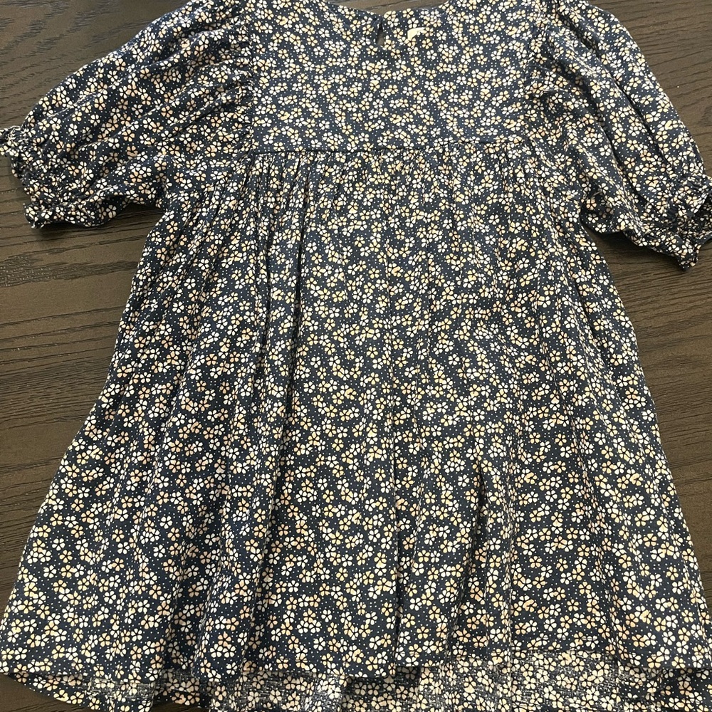Rylee + Cru Floral Blue Dress